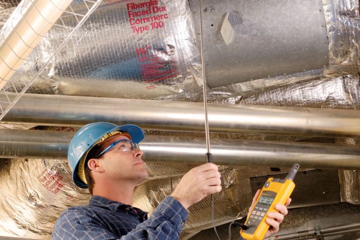 سرعت سنج باد و فلومتر هوا فلوک آمریکا مدل Fluke 975v