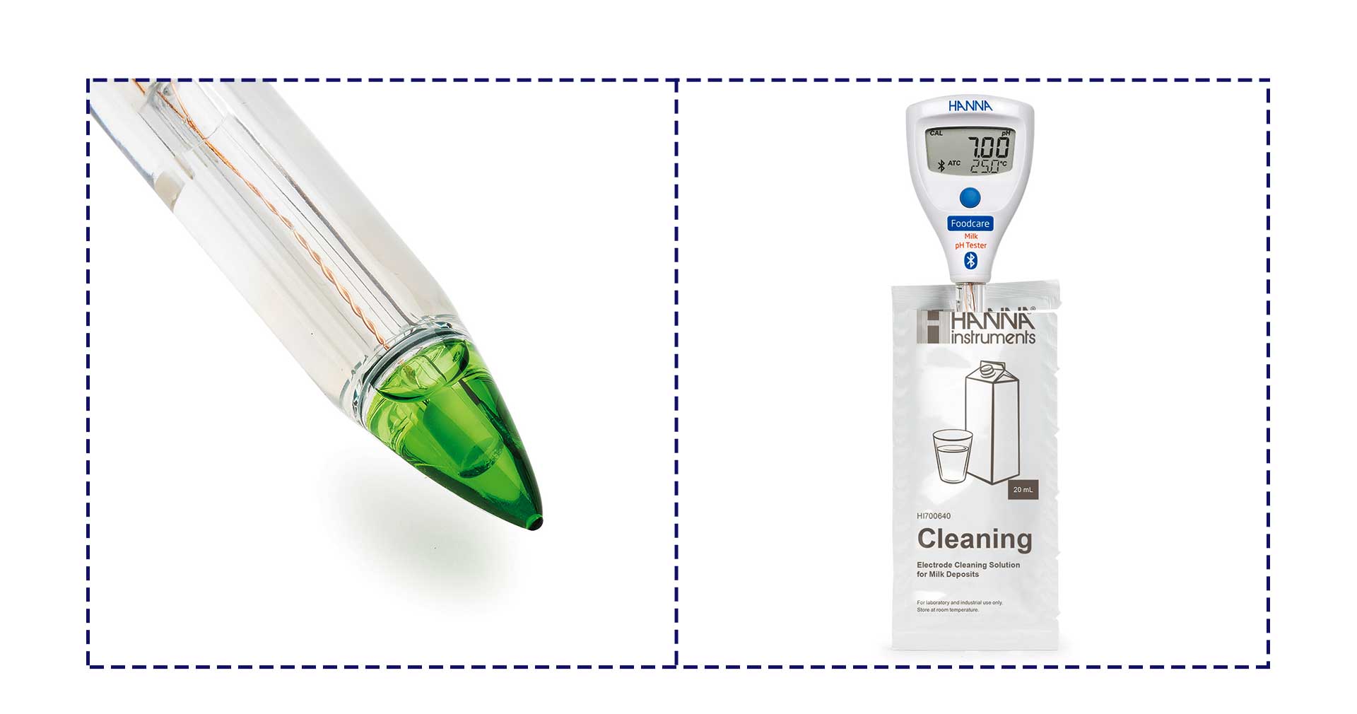 جزئیات پراب pHسنج شیر HALO2 بلوتوثی هانا HANNA HI9810342