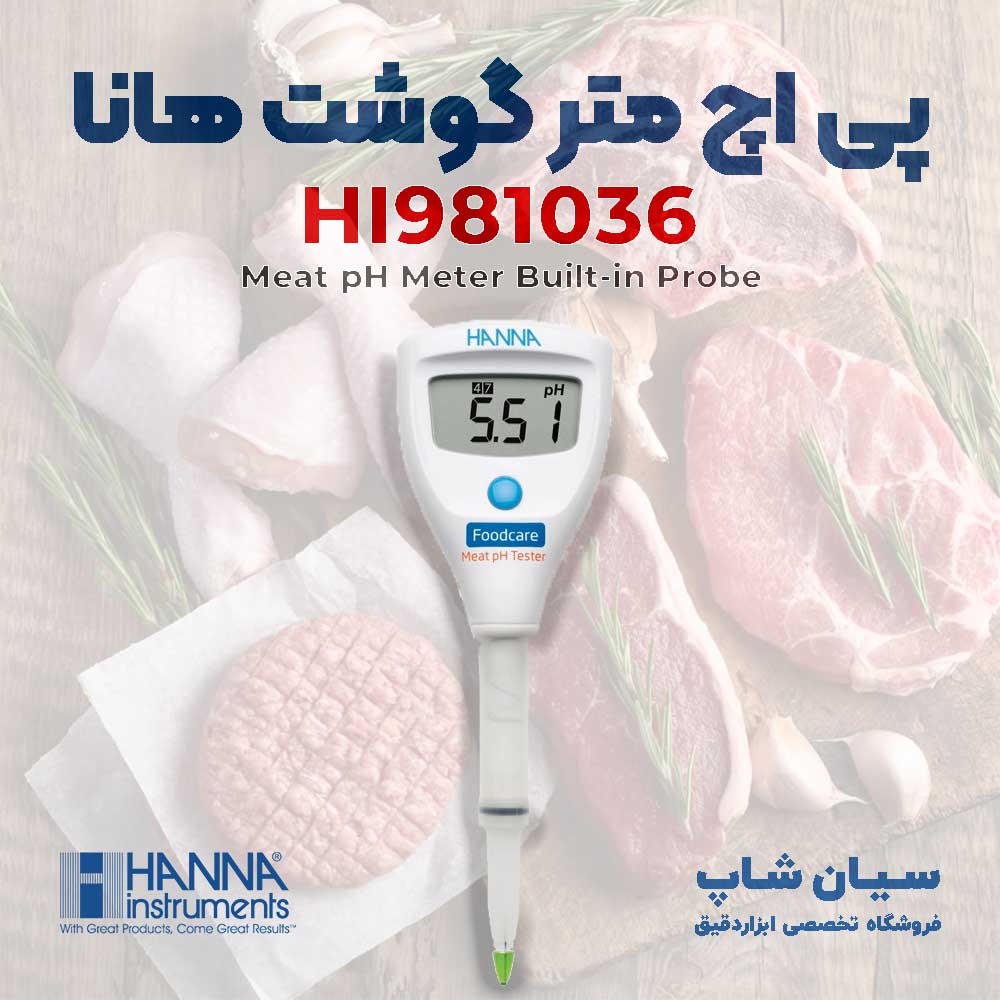 pH متر گوشت قلمی هانا مدل HANNA HI981036