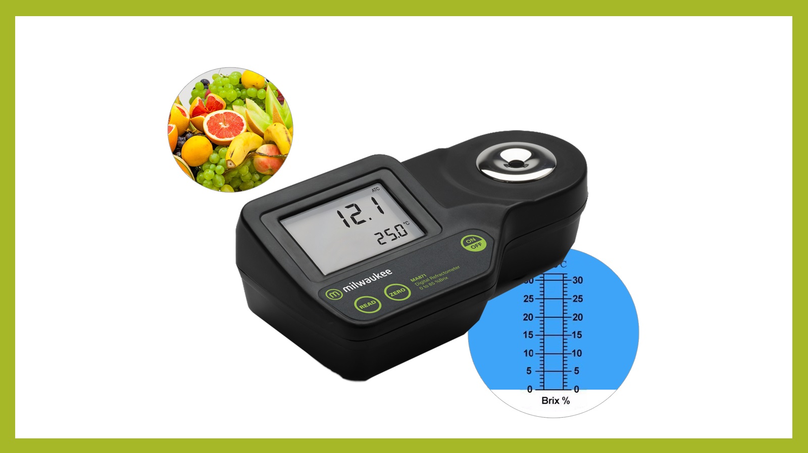 رفراکتومتر دیجیتال میلواکی Milwaukee MA871