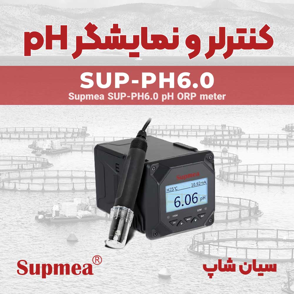 کنترلر تابلویی pH و ORP مدل  SUP-PH6.0