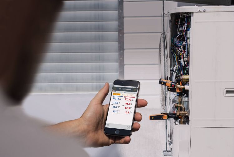 نشت یاب گاز های مبرد testo 549 i