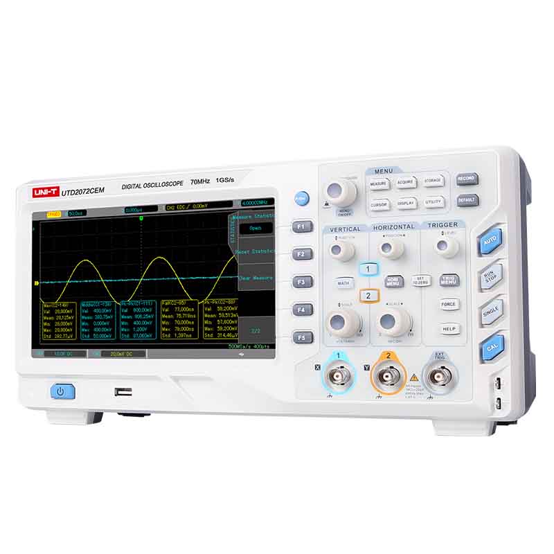 اسیلوسکوپ حافظه دار دیجیتال یونیتی مدل UNI-T UTD2072CEM