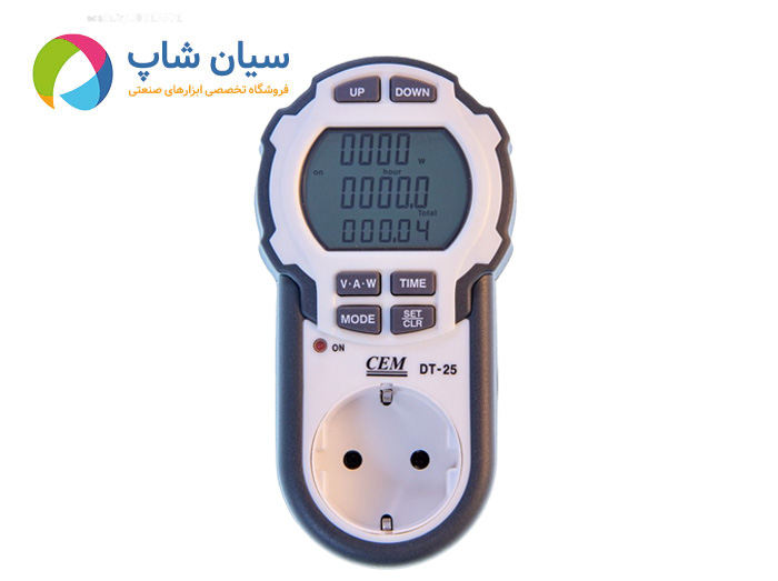 وات متر و توان سنج پریزی سی ای ام مدل CEM DT-25