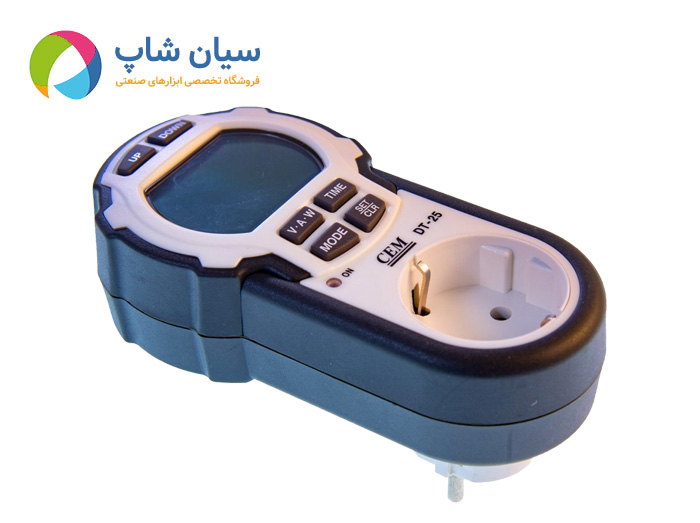 وات متر و توان سنج پریزی سی ای ام مدل CEM DT-25