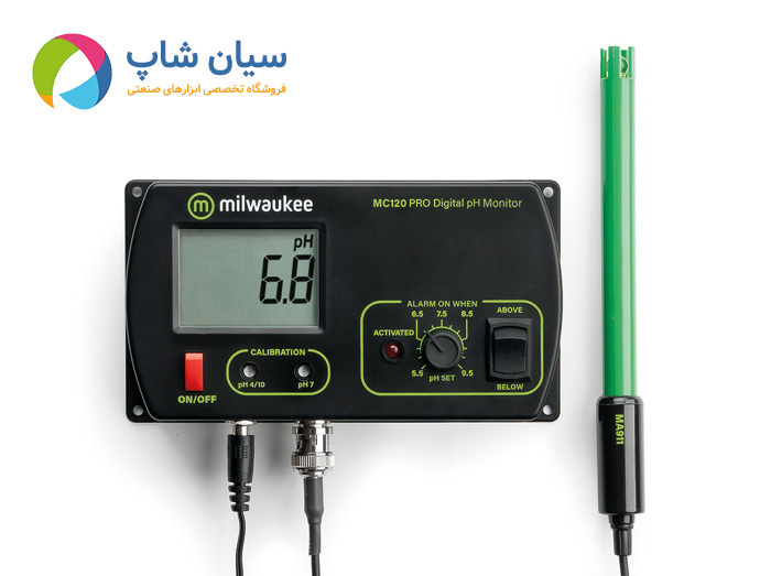 معرفی دستگاه مانیتورینگ PH متر آزمایشگاهی میلواکی مدل  Milwaukee MC120 PRO