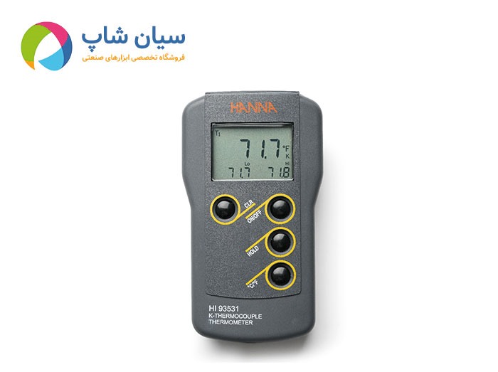 ترمومتر 1370درجه تیپ K با وضوح 0.1 هانا HANNA HI93531