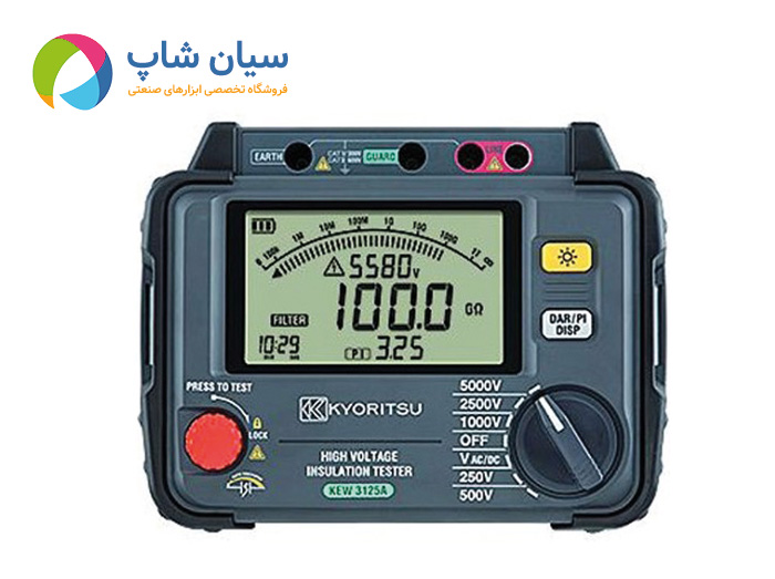 میگر تستر عایق ولتاژ دیجیتال مدل KYORITSU 3125A