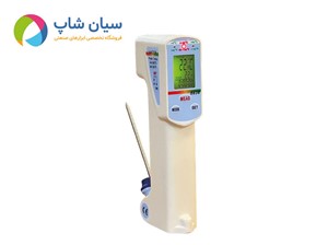 دماسنج ۲ کاره ای زد AZ8838 | تماسی ۲۰۰ درجه لیزری ۲۸۰ درجه
