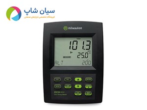 اکسیژن متر رومیزی مایعات میلواکی MW190 MAX | سنجش DO محلول با Milwaukee