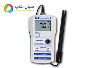 pH متر پرتابل استاندارد (با تفکیک پذیری 0.01 pH)مدل MILWAUKEE MW101  